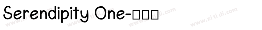 Serendipity One字体转换